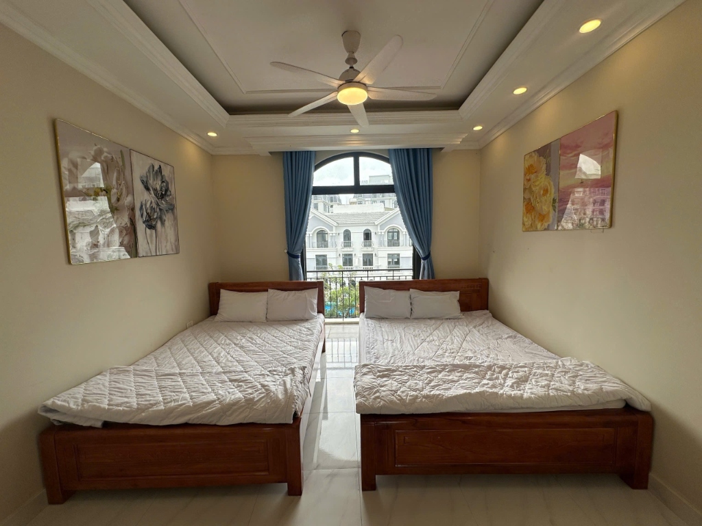 Phòng 2 Giường Đôi Ban Công
